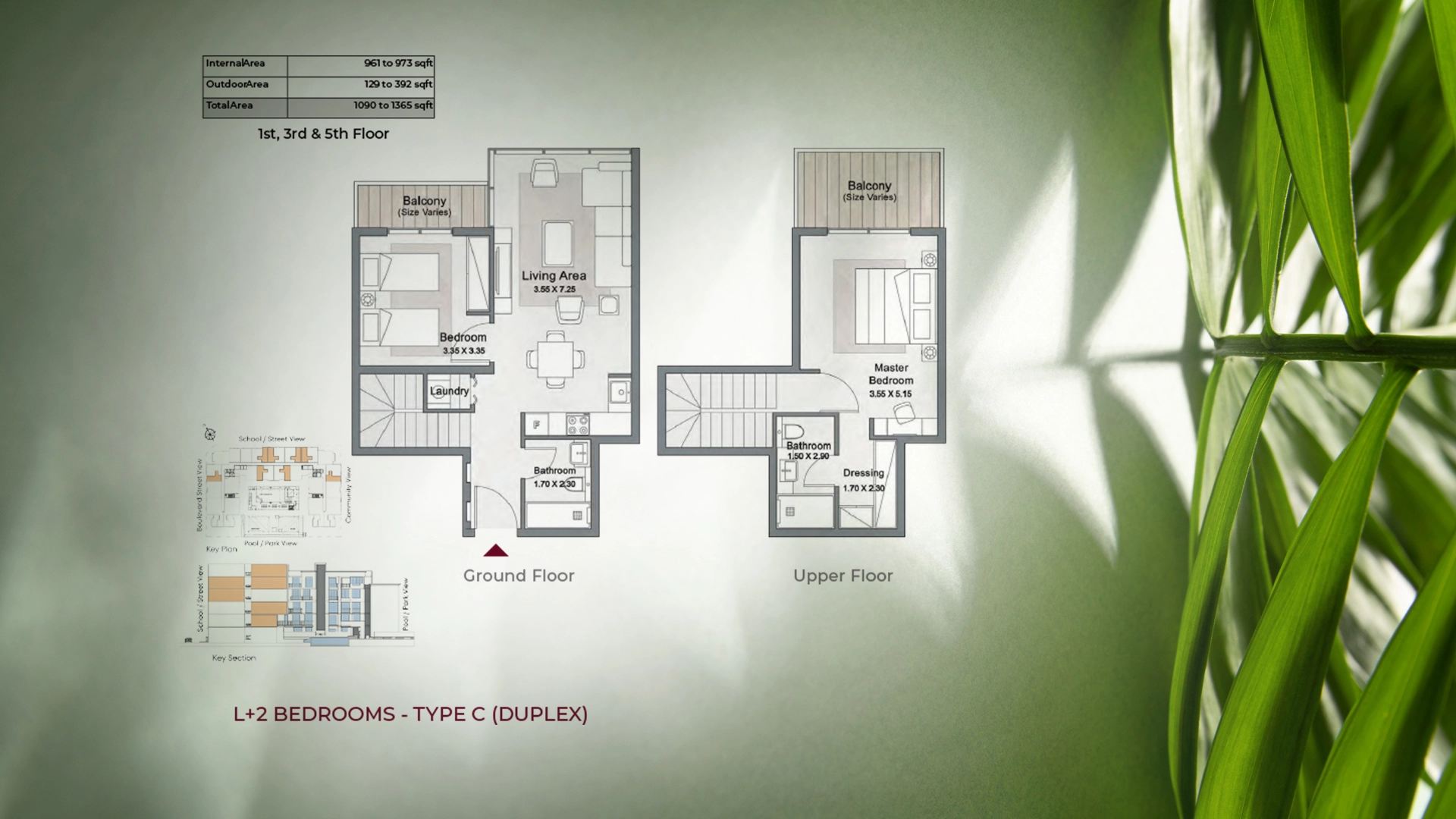 2 BR  - Type E